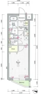 スカイコート世田谷代田橋【2階】の間取り