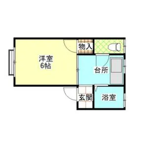 ビターラウンジ【2階】の間取り