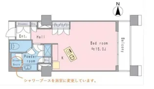 シティフロントタワー【6階】の間取り