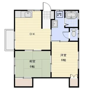 コーポハイネスC【2階】の間取り