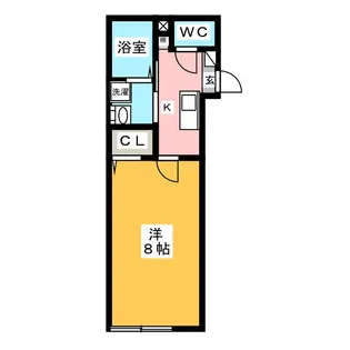 ワイズビレッジ雑司が谷【1階】の間取り