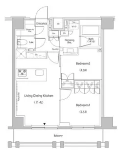 東京都文京区関口1【マンション】の間取り