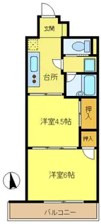 サンフラッツ高橋【3階】の間取り