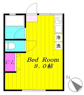 ハイツコウガク【2階】の間取り