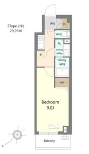 Alivis浦安【1階】の間取り