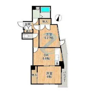 千葉県市川市香取1【マンション】の間取り