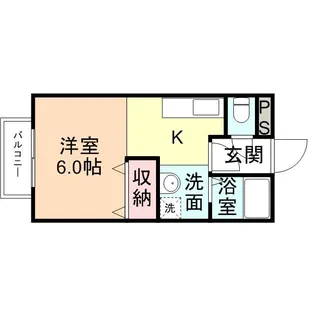 サンライトイン高岡6【3階】の間取り