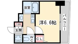 エスリード東梅田【2階】の間取り
