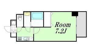 大阪府大阪市淀川区十三東1【マンション】の間取り