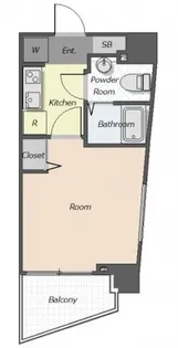 ジュエル大森山王【6階】の間取り