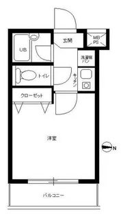 エールプラザ戸山台【8階】の間取り