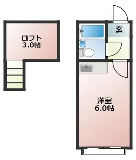プラザドゥノーブル【2階】の間取り