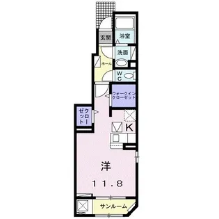 ルピナス I【1階】の間取り