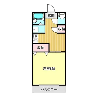 ミースモンペール【2階】の間取り