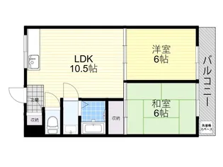大阪府枚方市牧野本町1【マンション】の間取り