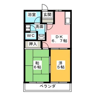 プロニティコーポ【1階】の間取り