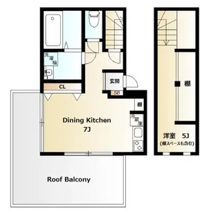 プリメ南千住【2階】の間取り