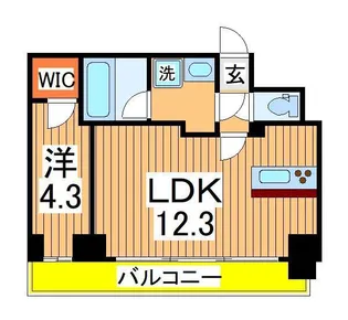 ミルーナヒルズ柏【3階】の間取り
