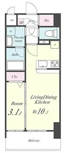 アン・ボルヌ【7階】の間取り