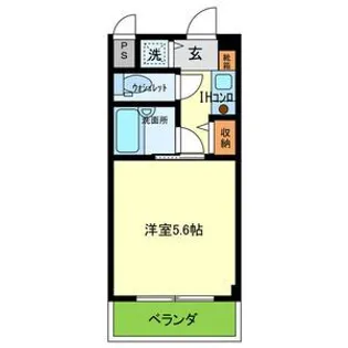 パインテ-ル御影【3階】の間取り