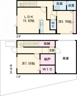 ピオネロあびらの間取り
