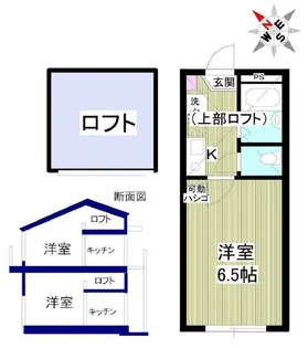 パレットワン百合ヶ丘【1階】の間取り
