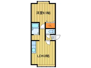 ラポール福住【2階】の間取り