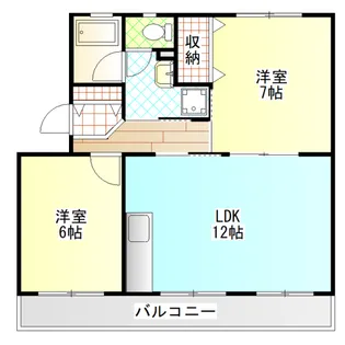 第5木村ハイツ【3階】の間取り