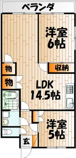 シャトレーゼ熊本【3階】の間取り