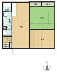 ファミール糸田【3階】の間取り