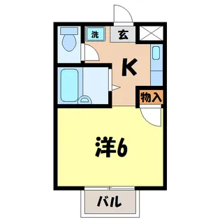 赤尾ハイツ【2階】の間取り