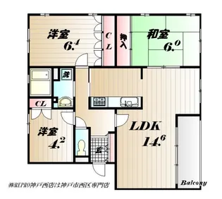 フォレスト竹の台【4階】の間取り