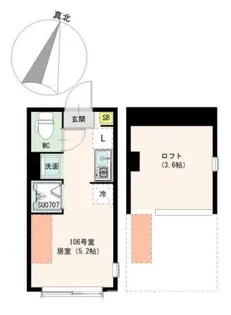 ソラリエ大泉学園【1階】の間取り