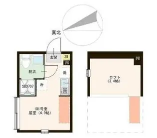 Urban Terrace ときわ台【1階】の間取り