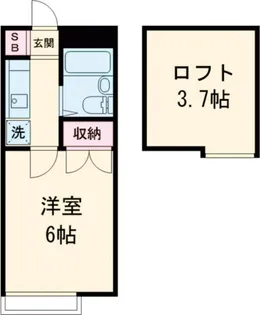 リバーハウス【2階】の間取り