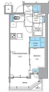 プライムアーバン浅草田原町【3階】の間取り