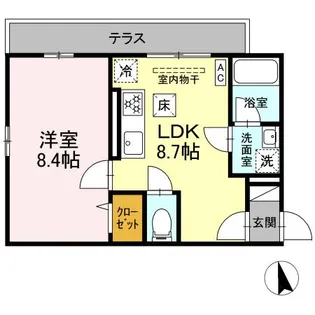 Maestro (マエストロ)【1階】の間取り