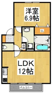 プルミエ【2階】の間取り