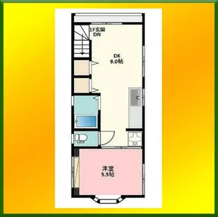 今水仲町コーポ【2階】の間取り