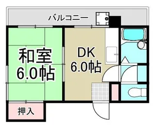 第2日の本ビル【2階】の間取り