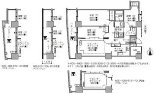 アクティ汐留【7階】の間取り