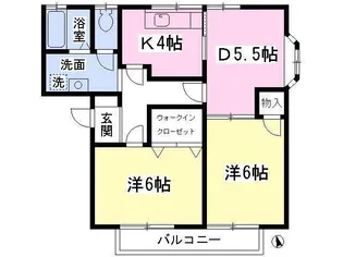 ストークハウスC【2階】の間取り