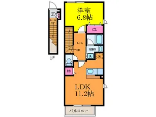 カルム【2階】の間取り