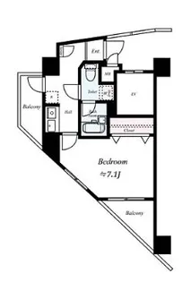 ライジングプレイス向島【3階】の間取り