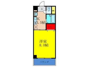ミレーネ【1階】の間取り