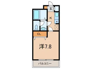 クレセント西山【2階】の間取り