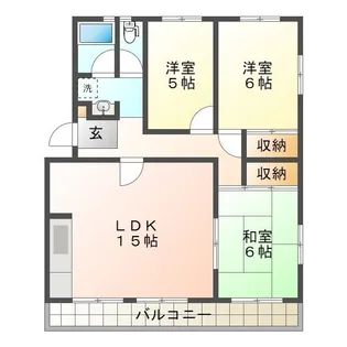 さくらハイツ【1階】の間取り