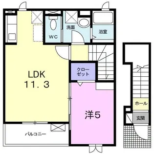 ブリエ長町南【2階】の間取り