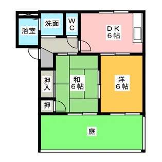 フレグランス桂 E棟【1階】の間取り