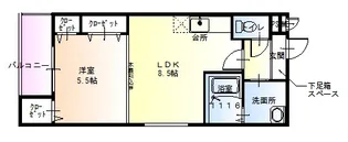 アイビーコート城南【3階】の間取り